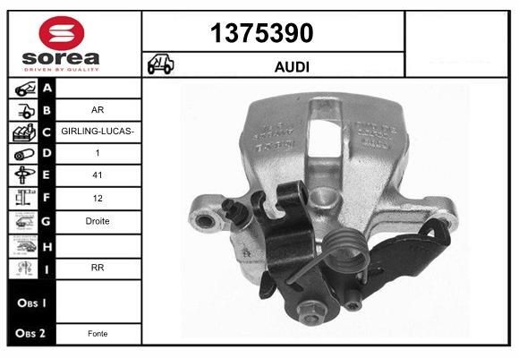 SNRA 1375390: Pinza freno