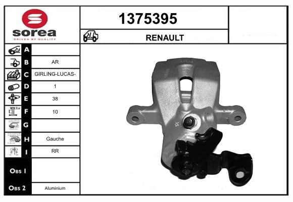 SNRA 1375395: Etrier de frână