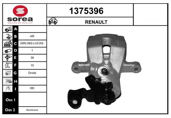 SNRA 1375396: Pinza de freno