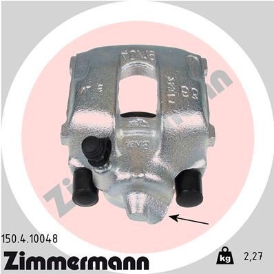 ZIMMERMANN 150.4.10048: Pidurisadul Tagasild paremal, ilma kinnituseta