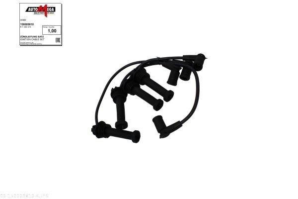 AUTOMEGA 150009810: Süütesüsteemikomplekt Silikoon, 150mm