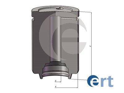 ERT 151294-C: Piston, etrier frana puntea spate