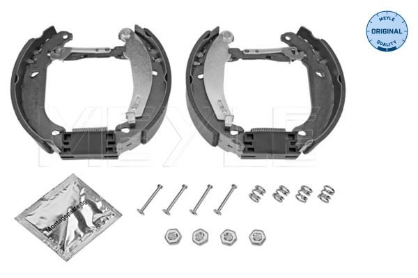 MEYLE 16-14 533 0014/K: Set frana, frana tambur puntea spate, fara cilindru frana (roata), cu pârghie, cu acceasorii, ORIGINAL Quality