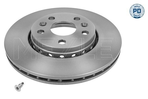 MEYLE 16-15 521 0042/PD: Disc de frână punte fata, Ř: 280mm, ventilat, Ř: 280mm, Lamele acoperite cu zinc, cu suruburi, MEYLE-PD Quality