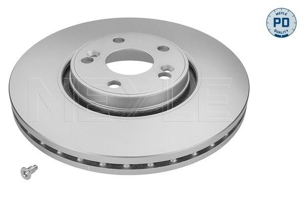 MEYLE 16-15 521 0044/PD: Piduriketas Esisild, Ø: 308mm, õhutusega, Ø: 308mm, Tsink-lamell-kattega, koos kruvidega, MEYLE-PD Quality