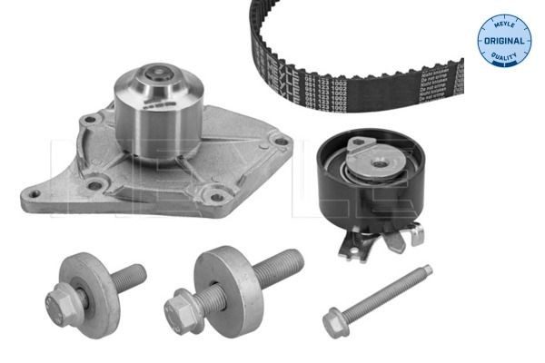 MEYLE 16-51 049 9001: Pompă apă + kit distribuție dinti: 123, Latime: 27mm, cu pompa apa, ORIGINAL Quality