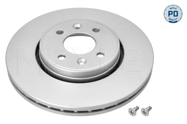 MEYLE 16-83 521 0004/PD: Piduriketas Esisild, Ø: 280mm, õhutusega, Ø: 280mm, Tsink-lamell-kattega, koos kruvidega, MEYLE-PD Quality