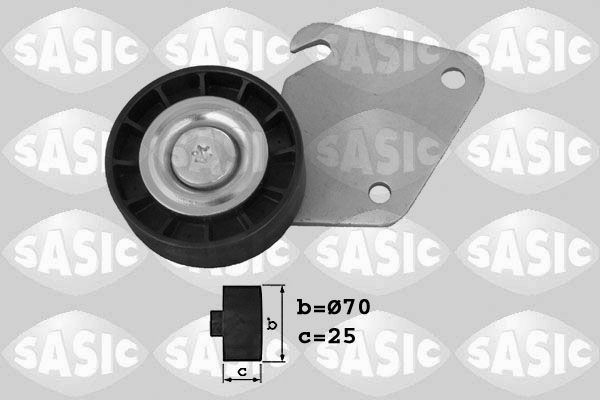 SASIC 1620048: Kreipiantysis skriemulys, V formos rumbuotas diržas Ø: 70mm, Ø: 70mm