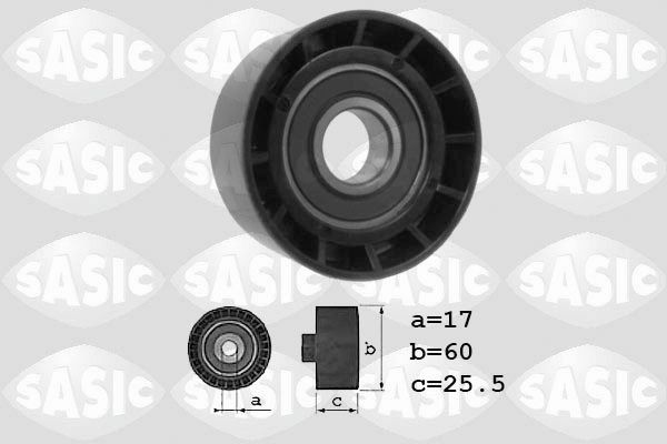 SASIC 1624005: Seade- / juhtrull, soonrihm Ø: 60mm, Ø: 60mm