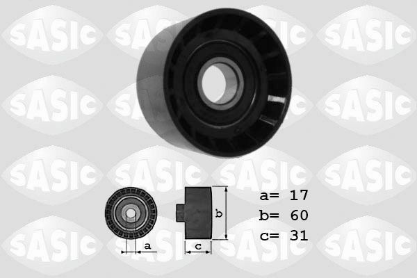 SASIC 1624007: Seade- / juhtrull, soonrihm Ø: 60mm, Ø: 60mm