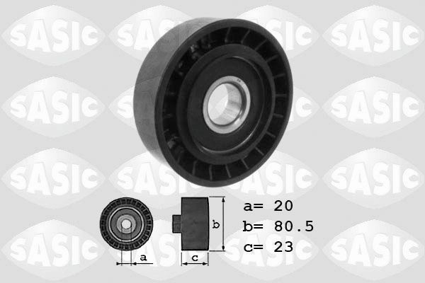 SASIC 1626005: Seade- / juhtrull, soonrihm Ø: 80,5mm, Ø: 80,5mm