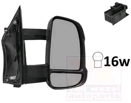 VAN WEZEL 1651818: Oglinda exterioara * HAGUS * dreapta