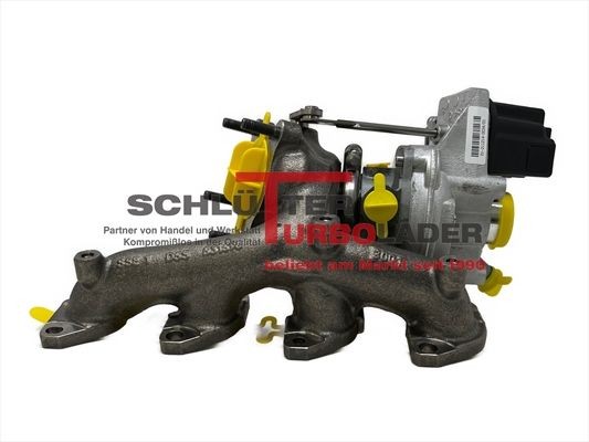 SCHLÜTTER TURBOLADER 166-09040: Turbod PROFI KIT - with new org. Ishikawajima (IHI) Turbocharger koos paigaldus-/kinnitusmaterjaliga, õli juurdevoolu torustikuga