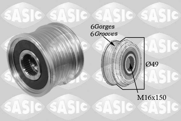 SASIC 1676003: Rihmaratas, generaator