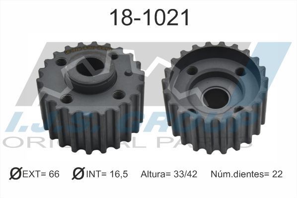 IJS GROUP 17-1108: Rihmaratas, väntvõll Technology & Quality, Made in Spain