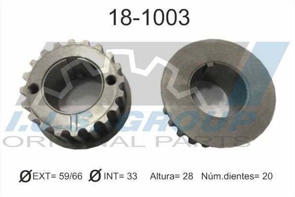 IJS GROUP 17-1169: Rihmaratas, väntvõll Technology & Quality, Made in Spain