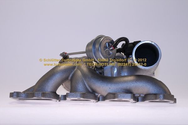 SCHLÜTTER TURBOLADER 172-02014: Turbod ilma paigaldus-/kinnitusmaterjalita, Original NEW BorgWarner Turbocharger