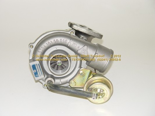 SCHLÜTTER TURBOLADER 172-02780_RB: Turbod ilma paigaldus-/kinnitusmaterjalita, END of LIFE Turbocharger - Original SCHLÜTTER Reman