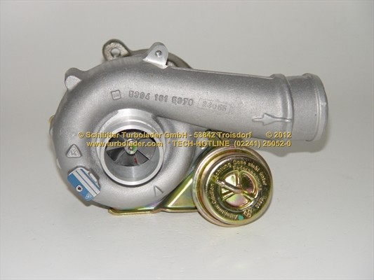 SCHLÜTTER TURBOLADER 172-02853: Turbod ilma paigaldus-/kinnitusmaterjalita, Original NEW BorgWarner Turbocharger