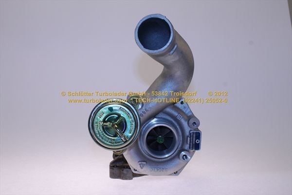 SCHLÜTTER TURBOLADER 172-02856: Turboaggregat utan påbyggnads-/fästmaterial, Original NEW BorgWarner Turbocharger