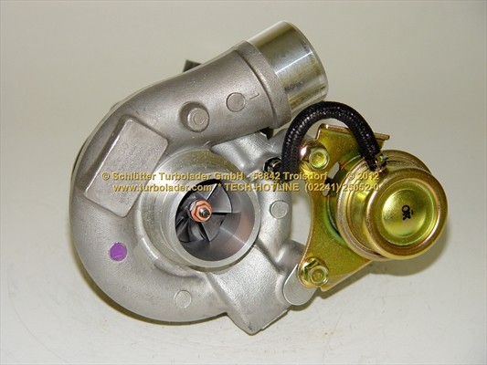 SCHLÜTTER TURBOLADER 172-06555EOL: Turbod ilma paigaldus-/kinnitusmaterjalita, END of LIFE Turbocharger - Original BorgWarner Reman
