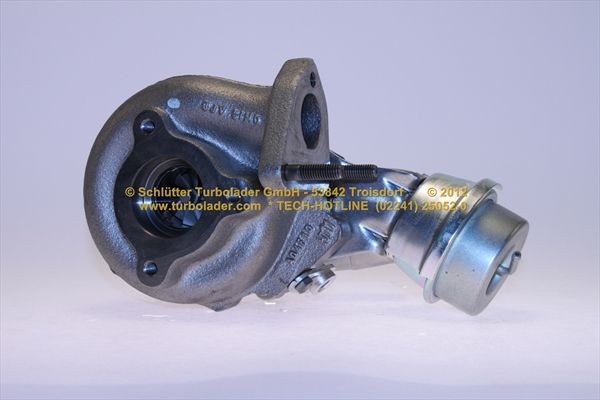 SCHLÜTTER TURBOLADER 172-06790: Turbod ilma paigaldus-/kinnitusmaterjalita, Original NEW BorgWarner Turbocharger