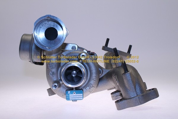 SCHLÜTTER TURBOLADER 172-07110EOL: Turbod ilma paigaldus-/kinnitusmaterjalita, Original NEW BorgWarner Turbocharger