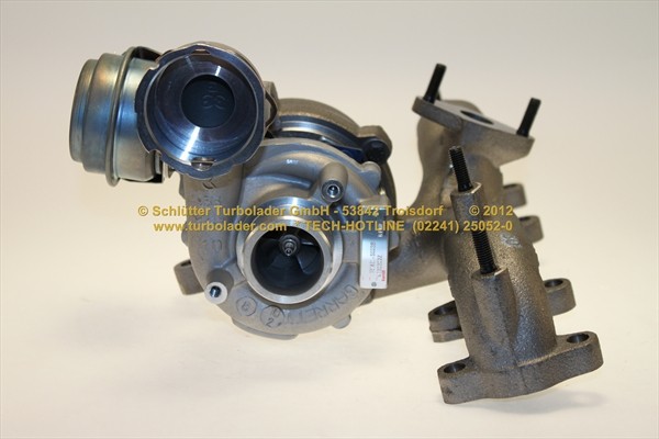 SCHLÜTTER TURBOLADER 172-07111: Turbod ilma paigaldus-/kinnitusmaterjalita, Original NEW GARRETT Turbocharger