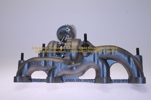 SCHLÜTTER TURBOLADER 172-07130: Turbod ilma paigaldus-/kinnitusmaterjalita, Original NEW BorgWarner Turbocharger