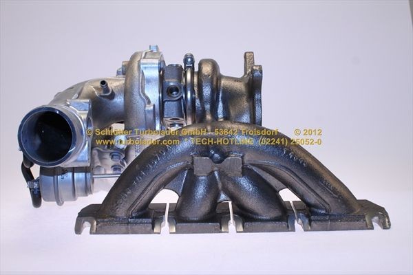 SCHLÜTTER TURBOLADER 172-08117: Turbod ilma paigaldus-/kinnitusmaterjalita, Original NEW BorgWarner Turbocharger