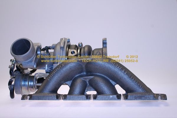 SCHLÜTTER TURBOLADER 172-08375: Turbod ilma paigaldus-/kinnitusmaterjalita, Original NEW BorgWarner Turbocharger