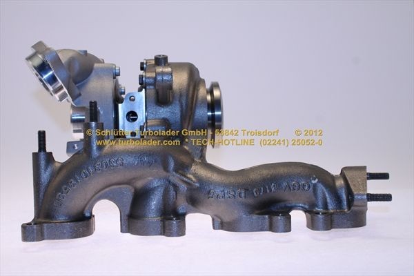 SCHLÜTTER TURBOLADER 172-12935: Turbod ilma paigaldus-/kinnitusmaterjalita, Original NEW BorgWarner Turbocharger