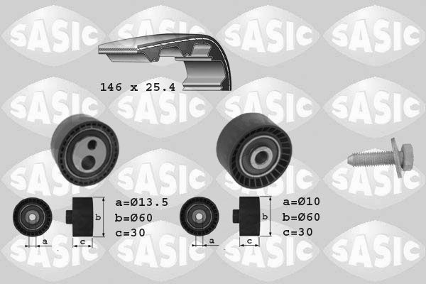 SASIC 1750013: Hammasrihma komplekt
