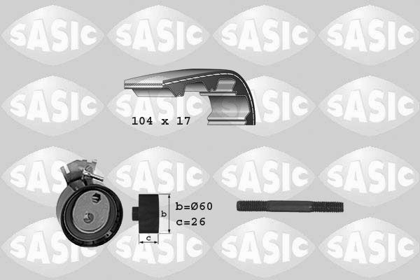 SASIC 1750018: Paskirstymo diržo komplektas