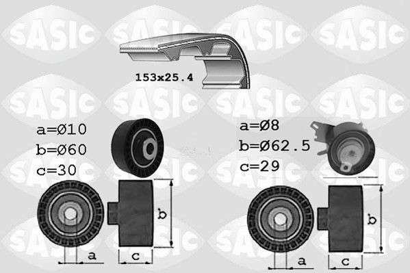 SASIC 1750028: Hammasrihma komplekt