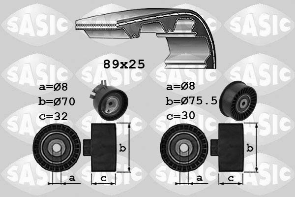 SASIC 1754023: Hammasrihma komplekt