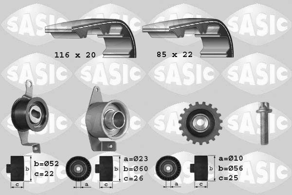 SASIC 1756010: Hammasrihma komplekt