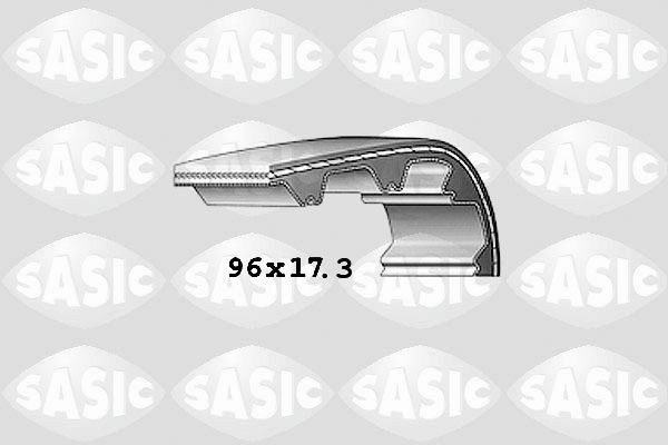 SASIC 1764021: Cinghia dentata N° denti: 96