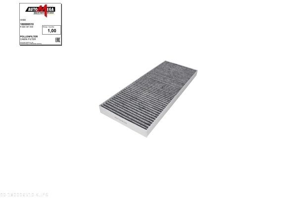 AUTOMEGA 180006510: Filtru, aer habitaclu Filtru carbon activ