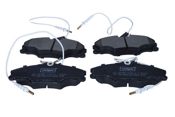 MAXGEAR 19-0551: Piduriklotsid Esisild