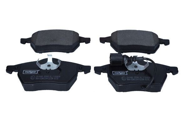 MAXGEAR 19-0661: Piduriklotsid Esisild