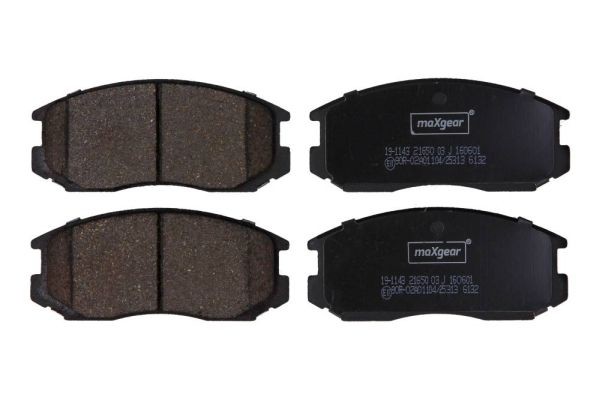 MAXGEAR 19-1143: Bromsbelägg framaxel