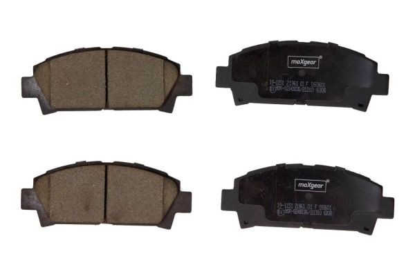 MAXGEAR 19-1151: Plăcuțe de frână