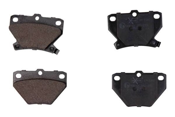 MAXGEAR 19-1160: Plăcuțe de frână puntea spate