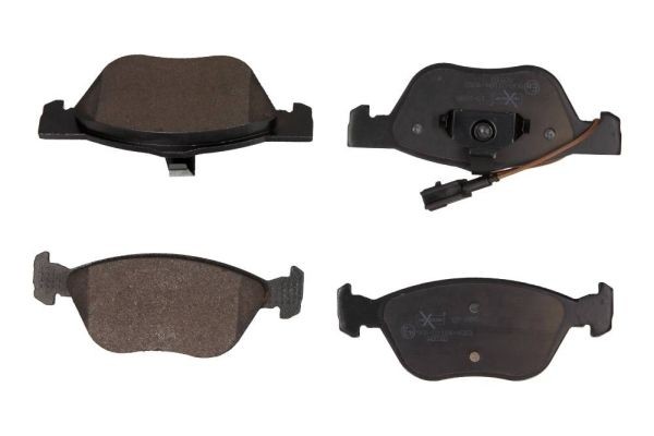 MAXGEAR 19-1895: Plăcuțe de frână punte fata, cu tabla anti scartait