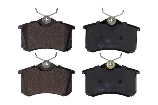 MAXGEAR 19-2060: Piduriklotsid Tagasild, koos pidurisadula kruvidega