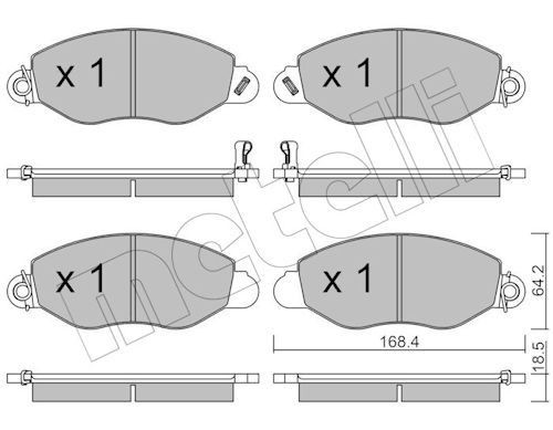 METELLI 22-0536-0: Brzdové platničky