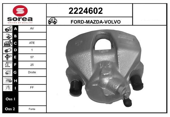 EAI 2224602: Bremžu suports