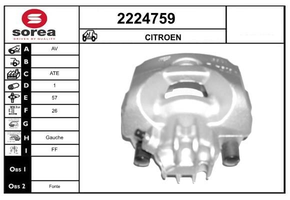 EAI 2224759: Pinza freno