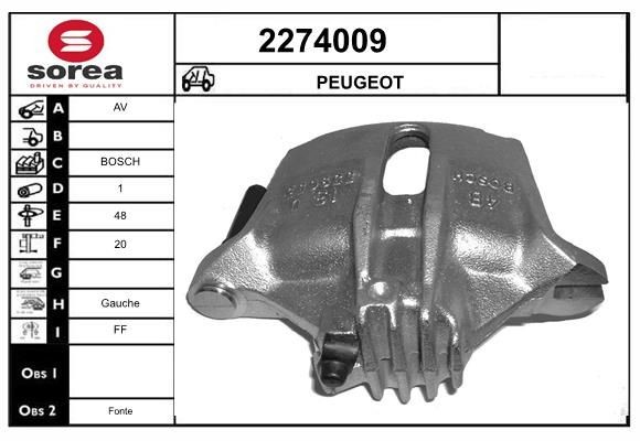 EAI 2274009: Pinza de freno